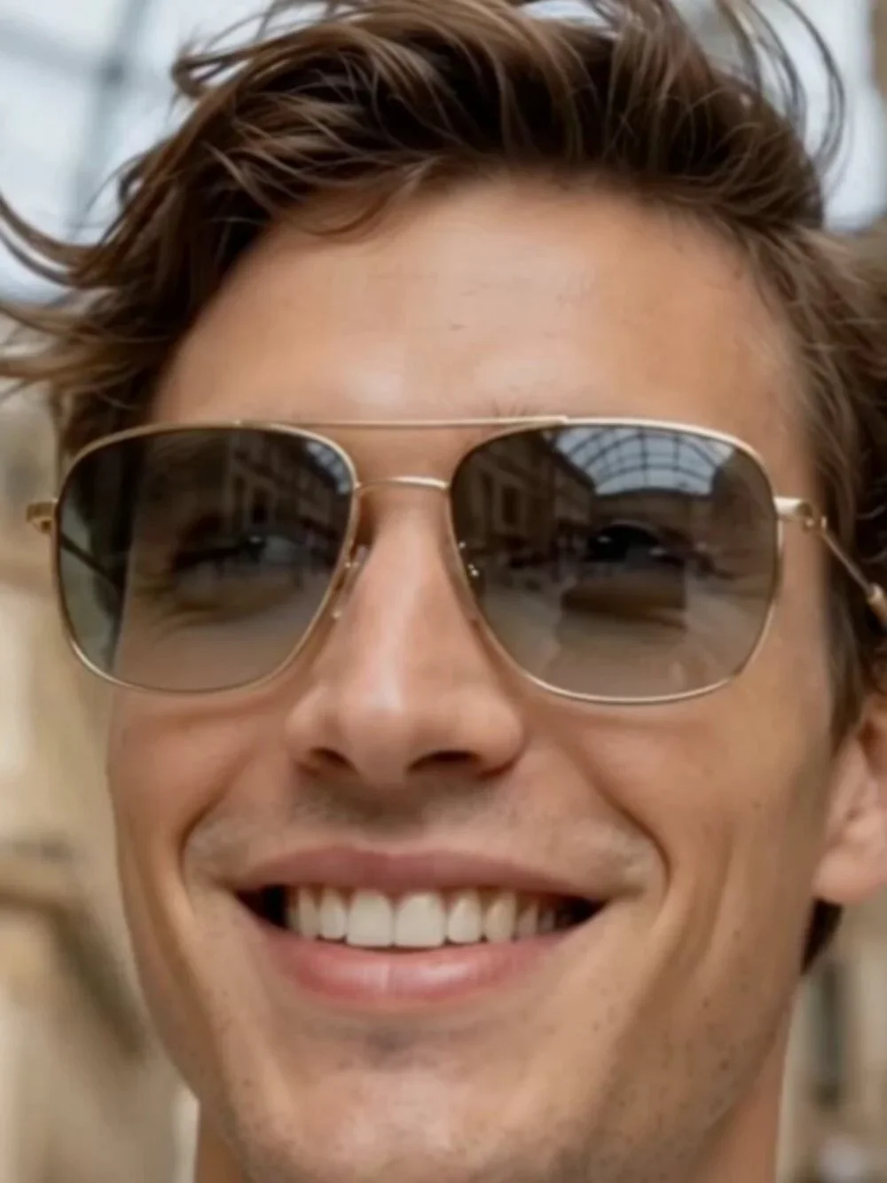 Clooney, Brosnan, Damon, Jon Bon Jovi's Fav~ OLIVER PEOPLES CLIFTON SUN MSRP$597